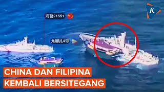 Detik-detik Kapal China dan Filipina Tabrakan, Laut China Selatan Kembali Memanas