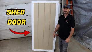 How To Build An Inexpensive Shed Door