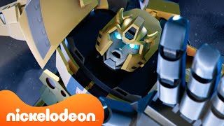 Transformers Earthspark Perseguição De Alta Velocidade De Bumblebee Nickelodeon