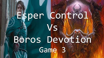 Esper Control vs Boros Devotion [G3] - Gameplay (Theros Standard)