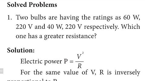 TN 10th SCIENCE PHYSICS |Unit 4 ELECTRICITY book back SOLVED PROBLEMS part-1|Qn.1|sums in tamil|2020