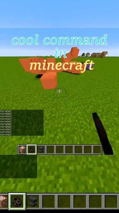 Cool Command In Minecraft👌 - YouTube