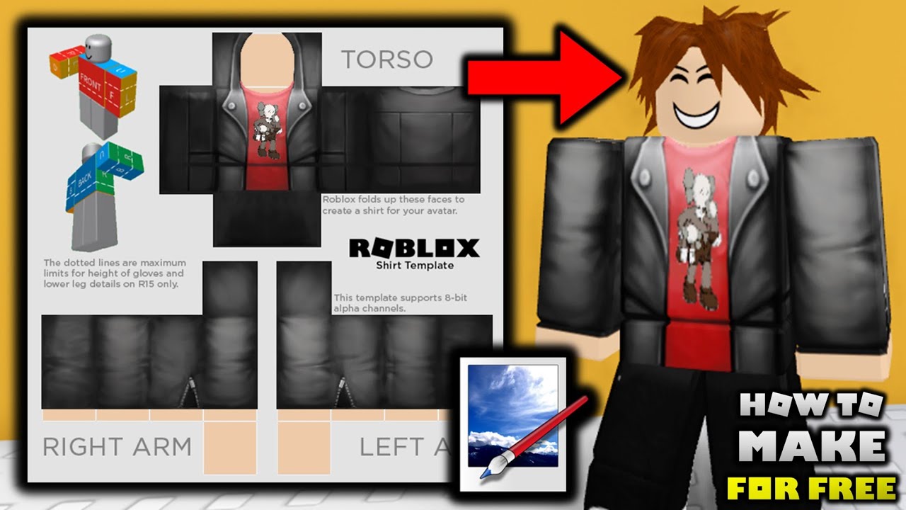 Complete Guide To Making Free Shirts On Roblox! - Youtube