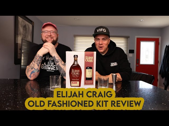 Elijah Craig Bourbon Old Fashioned Cocktail Kit