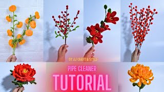 5 Amazing pipe cleaners crafts | Complete and friendly Tutorial for Beginners