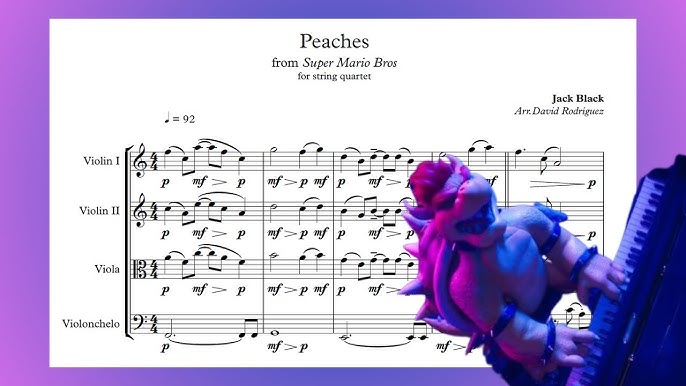 Peaches (arr. Milanov) Sheet Music, Jack Black