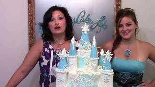 How To Make A Frozen Castle Cake Cake Decorating