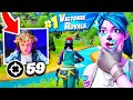 Jai rencontr lenfant le plus fort de fortnite   incroyable