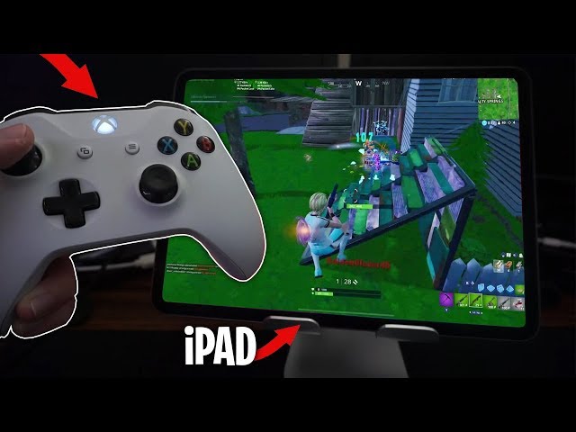 Playing Fortnite Mobile with an Xbox One Controller! (Is It Cheating?) 