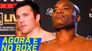 ANDERSON SILVA X CHAEL SONNEN NO BOXE AO VIVO NA GLOBO | Fantástico | Combate.globo