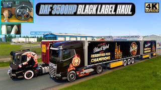 DAF 3500HP B-Double Black Label Delivery | Extreme Power Haul in ETS2 with Logitech G29 screenshot 2