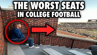 The WORST Seats In College Football