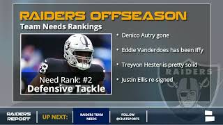 Oakland raiders top 5 team needs following 2018 nfl free agency