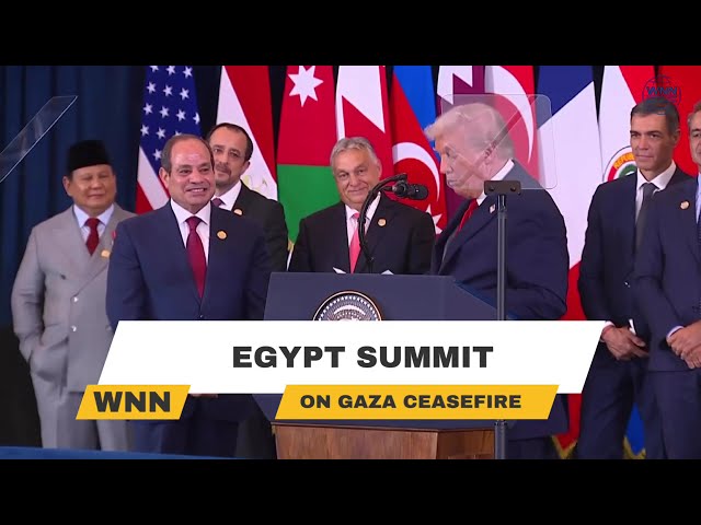 Historic Gaza Peace Deal: World Leaders Unite in Egypt