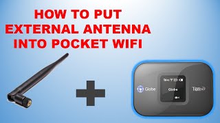 How to put external antenna into pocket wifi (YOUWIN M023J)