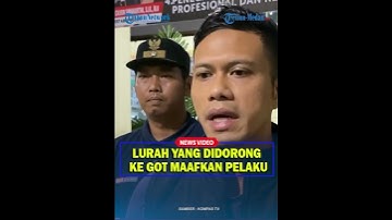 PILIH BERDAMAI❗ Lurah Yang Didorong ke Got di Medan Cabut Laporan