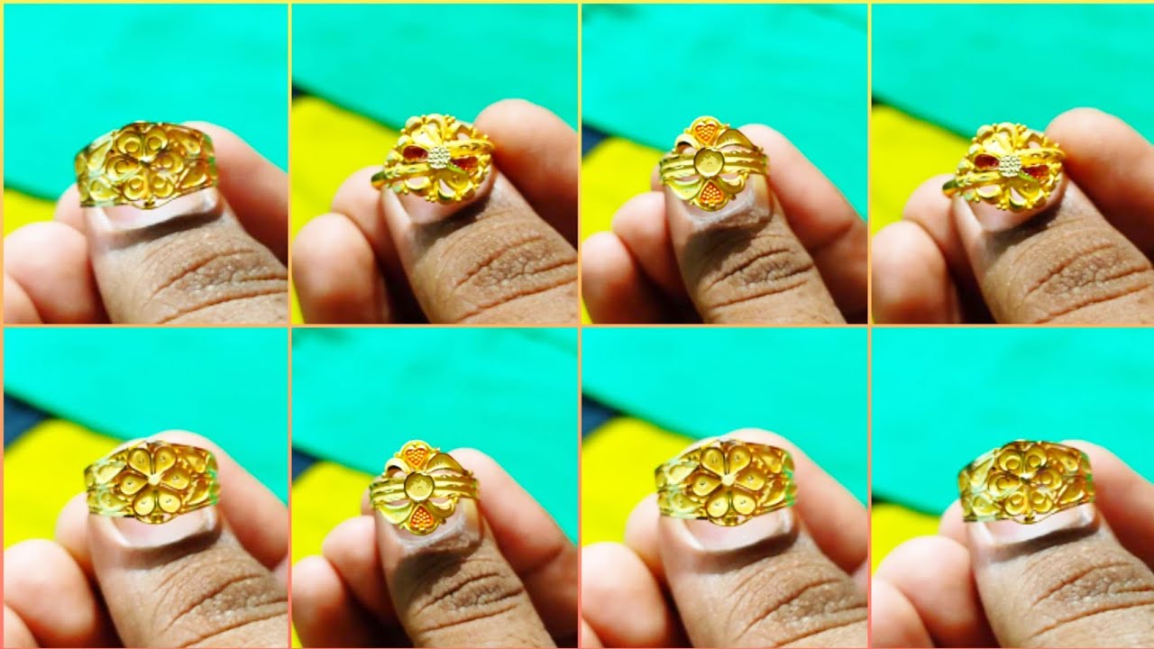 Light weight gold rings designs with weight and price 2022 Gold ring