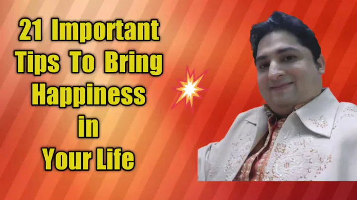 Happiness 21 tips || Motivational || Sanjeev Khura...