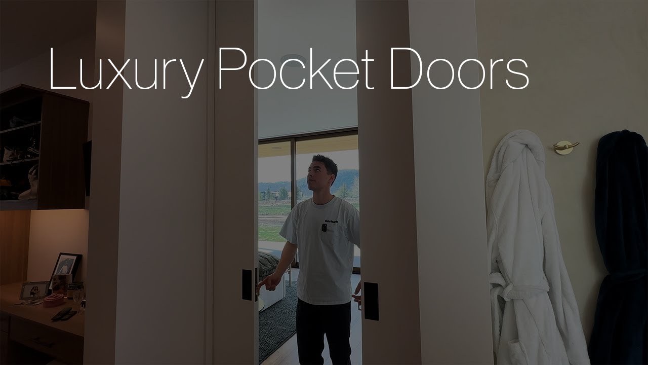 Luxury Pocket Doors with AwesomeTrimwork