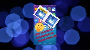 How to remove watermark on power director for free