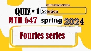 mth 647 quiz 1 solution spring 2024|mth647 quiz 1 solution spring 2024