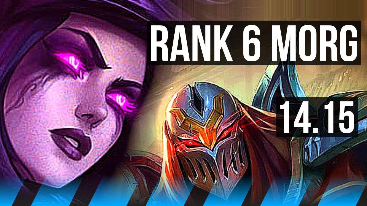 MORGANA vs ZED (MID) | 3/0/4, Rank 6 Morg | BR Grandmaster | 14.15
