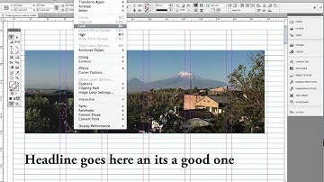 InDesign Lesson 3: Placing images, using text wrap