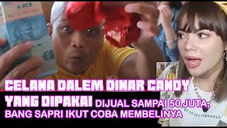 Celana Dalam Dinar Candy Dijual Sampai 50 Juta, Bang Sapri Ikut Coba Membelinya