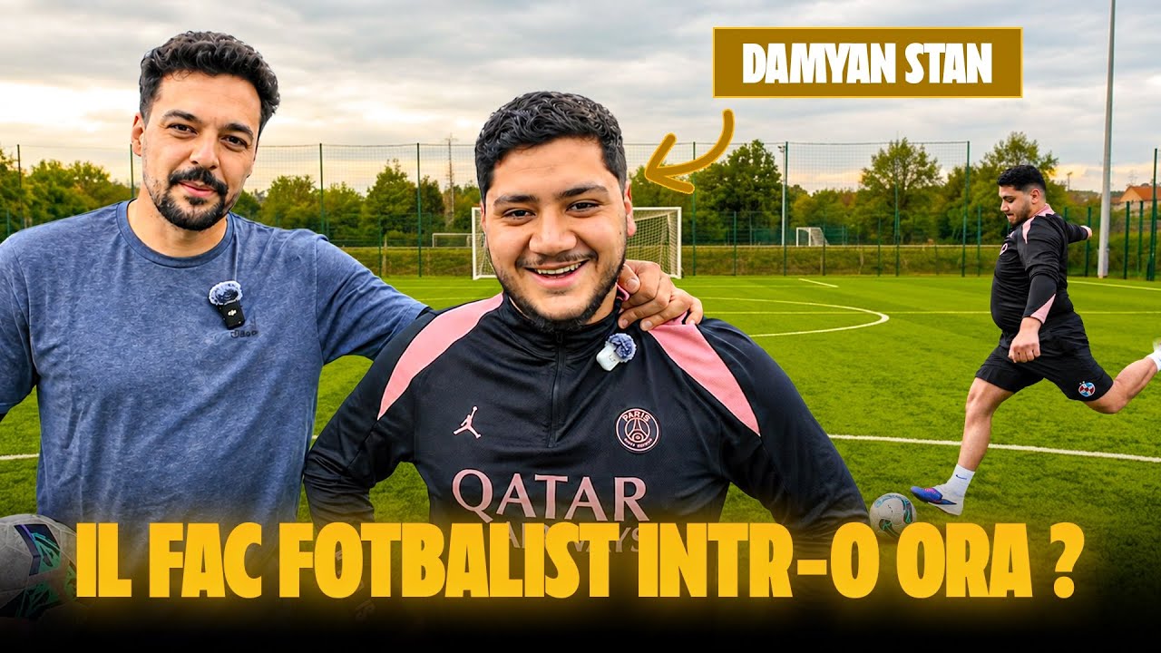 AM ÎNCERCAT SĂ FAC UN INFLUENCER FOTBALIST ÎN 60 DE MINUTE ! Credeți că am reușit ? 