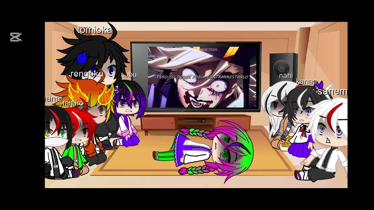 Los pilares+tanjiro,kanao y nahi reaccionan a la dimensión original #mitsushino#sanetan#obatan