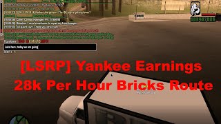 Lsrp Yankee Earnings 34k Per Hour Fruit Route - lsrp los santos roleplay roblox
