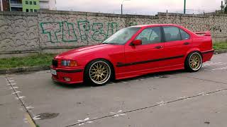 Red BMW e36 build