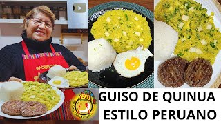Quinoa Stew With Cheese No Secrets  How To Cook And Wash The Saponin  Easy Peruvian Cooking