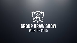 2015 World Championship Group Draw Show