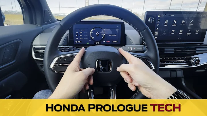 Steering Wheel, Cluster and HUD in the Honda Prologue (2024-2025 models)