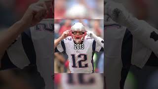 Evolution of Tom Brady