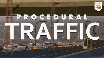 Procedural traffic - Blender addon