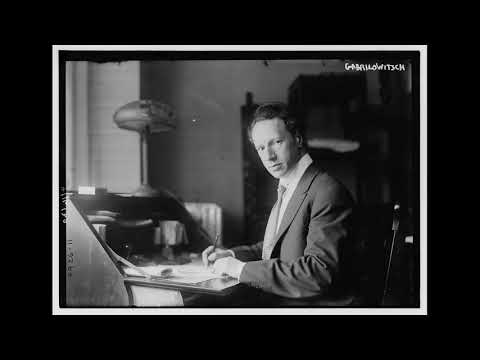 Ossip Gabrilowitsch, piano - Gabrilowitsch - Melody In E Minor, Op. 8 (May 13th, 1924)