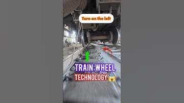 See the Train Wheel Technology 😳🔥 #railtrack #shortsfeed #trainwheels #technology #engineering #rail