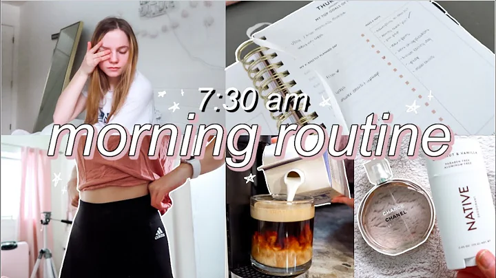 7:30 am morning routine *productive, chill + cozy!* // Isabella LoRe