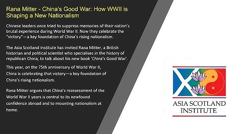 Rana Mitter - China