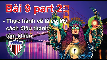 Tự Học CorelDraw 2020 Bài 9 Part 2 – Thực hành – Vẽ lá cờ Mỹ cách điệu thành tấm khiên