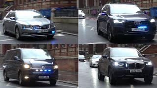 *RARE* GMP (Greater Manchester Police) Counter Terrorism North West convoy in London!