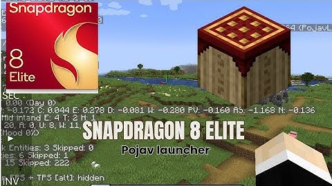 Snapdragon 8 Elite Pojavlauncher Android test