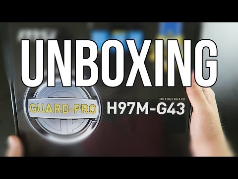 MSI H97M-G43 Mainboard - UNBOXING - Deutsch [2K]