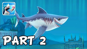 Hungry Shark World - GamePlay Walkthrough Part 2 PORBEAGLE (Android)