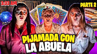 PIJAMADA CON ABUELITA PACHA PARTE 2 😰👻 | Hermanas JM  screenshot 2