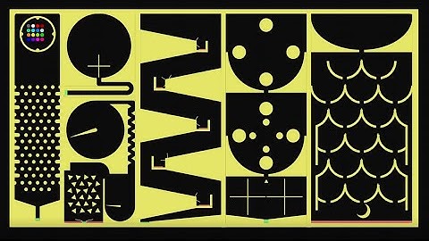 16 colors marble race in Algodoo #1