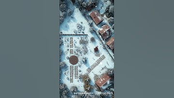 D&D | Snowhaven Fields Part 3 No Grid | Animated Battle Maps