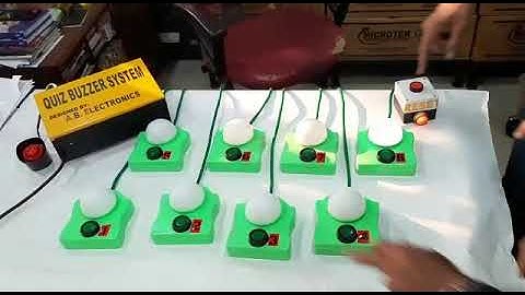 Quiz Buzzer System - Faster Finger